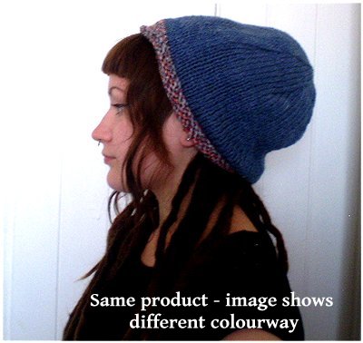 Hand Knitted Slouchy Beanie Hat