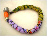 Dreadz Handmade Cotton/Silk Synthetic Dreadlocks Raggi Locks x 1 (Purple/Green) RL-71