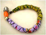 Dreadz Handmade Cotton/Silk Synthetic Dreadlocks Raggi Locks x 1 (Purple/Green) RL-71