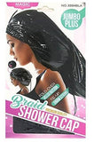 A Jumbo PLUS SIZE Dreadlock Shower Cap (Black) for dreads, braids and dreadlocks