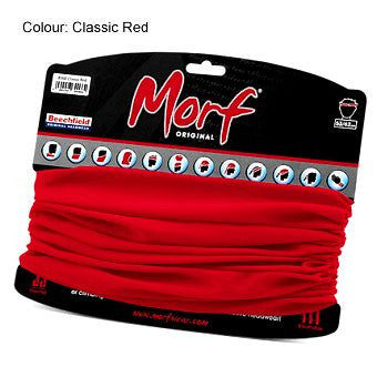 12 in Multi-Function Tubular Headband Headwear Classic Red