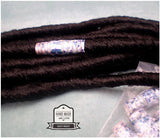 Dreadz Handmade Glazed Recycled Paper Hair Beads (8mm Hole) x 1 Bead (#11)