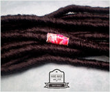 Dreadz Handmade Glazed Recycled Paper Hair Beads (8mm Hole) x 1 Bead (#26)