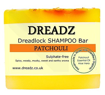 Dreadz Dreadlock Shampoo Bar Soap Patchouli for Body and Hair