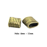 Dreadz Bronze Oval Dreadlock Hair Beads (6-11mm Hole) x 1 Bead