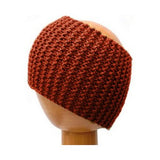 Dreadz Chunky Knitted Dreadlock Head Band / Tube (Brown)