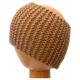 Dreadz Chunky Knitted Dreadlock Head Band / Tube (Golden Brown)