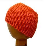 Dreadz Chunky Knitted Dreadlock Head Band / Tube (Orange)
