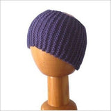 Dreadz Chunky Knitted Dreadlock Head Band / Tube (Purple)