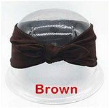 Dreadz Rabbit Ears Knot Head Band Turban Head Wrap (Brown)