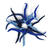Dreadz Felt Dreadlocks Scrunchie - Short (Blue Mix)