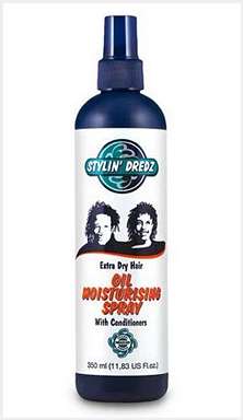 Stylin' Dredz Extra Dry Hair Oil Moisturising Spray with Conditioners 350ml