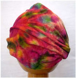 Dreadz Fair Trade Velvet Tie Dye Headwrap/Headband (Light Muted)