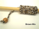 Dreadz Hand-Made Knitted Lock Sleeve x 1 (#05) Brown Mix